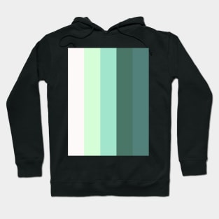 5 Colors Gradient. Green Hoodie